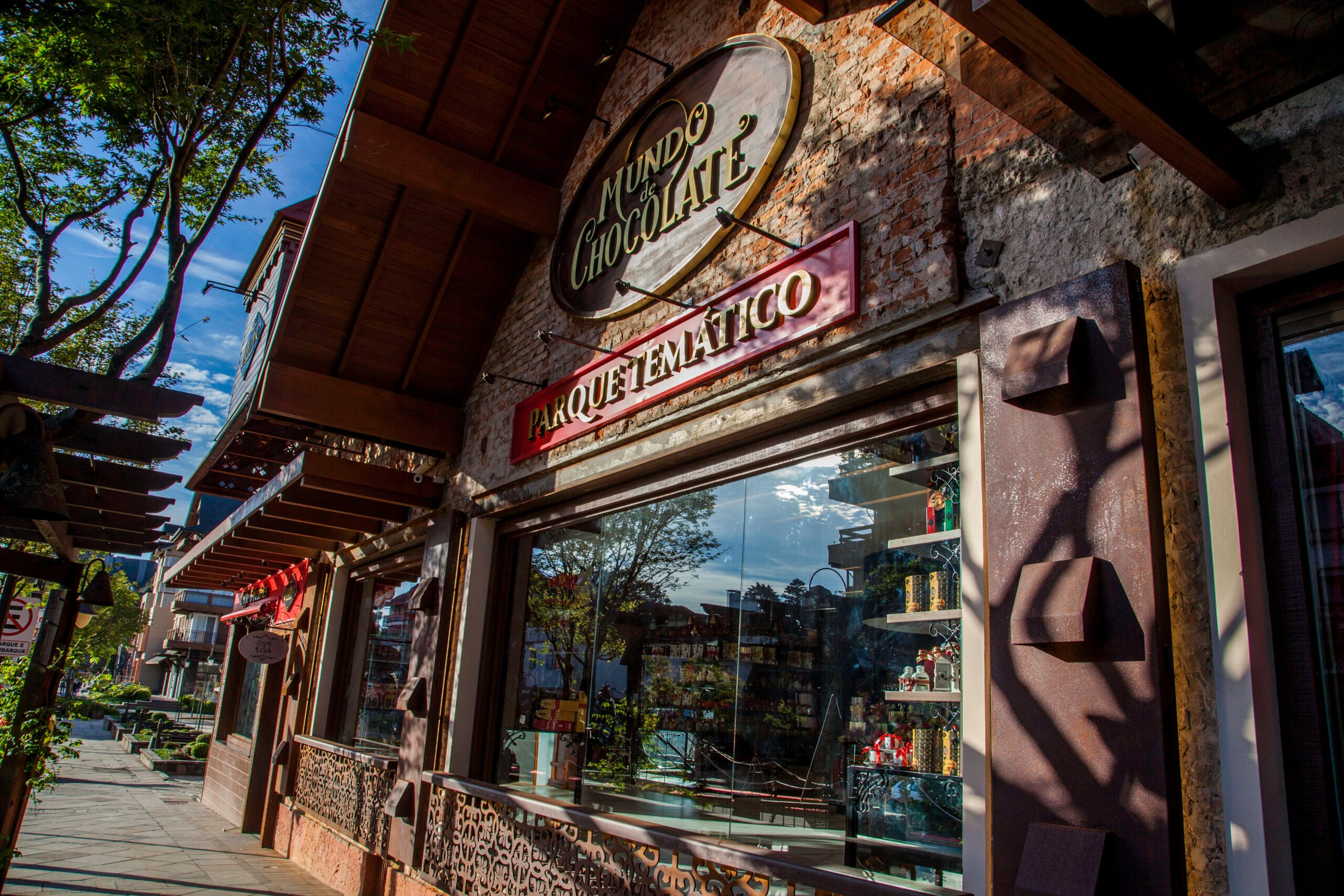 Loja de chocolates Lugano em Gramado